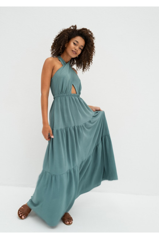 Shayen - Minty boho maxi dress