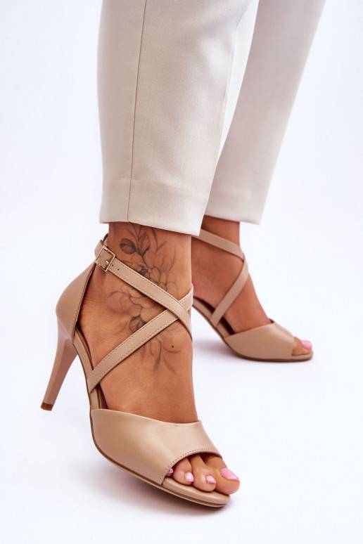 Dark beige hot sale heels