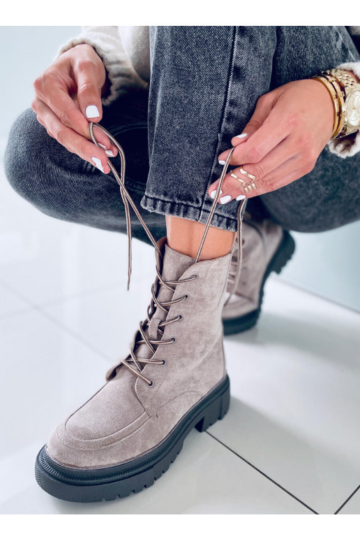 Boots  of suede ROISIN khaki colors