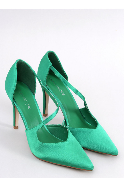 Green shoes cheap womens heels