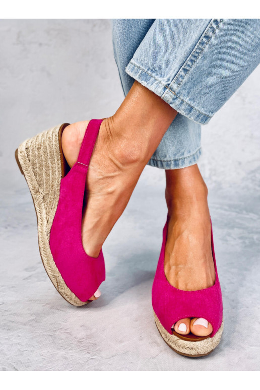 espadrilles open toe NEVIL FUCHSIA