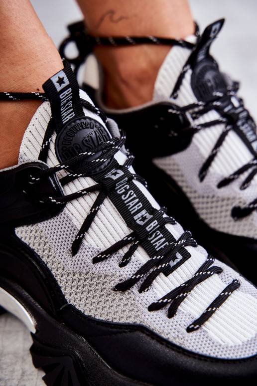 Women's Sport Shoes Memory Foam System Big Star Black-Grey