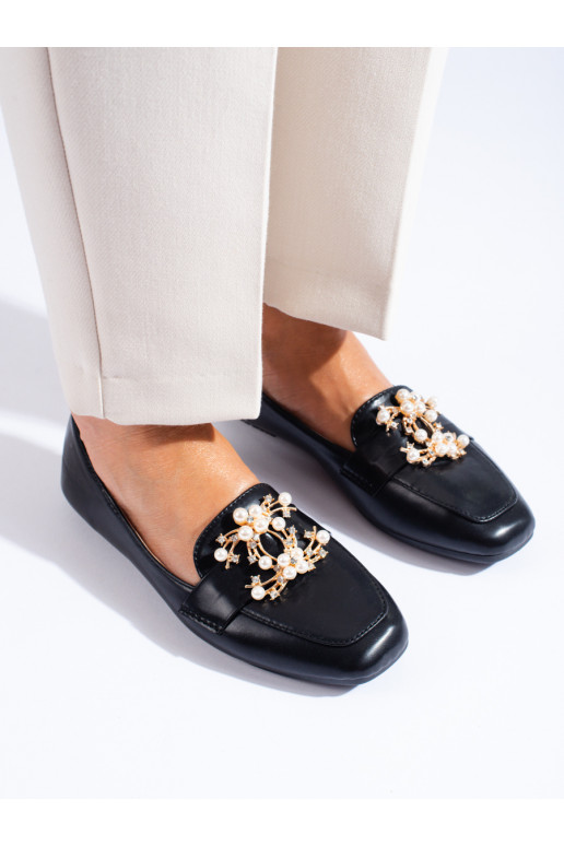 black  Women's moccasins  Shelovet