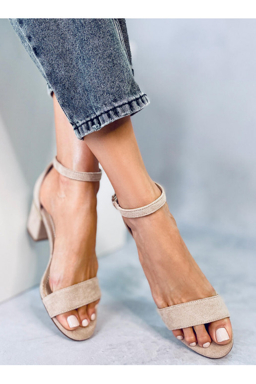 Khaki heeled clearance sandals