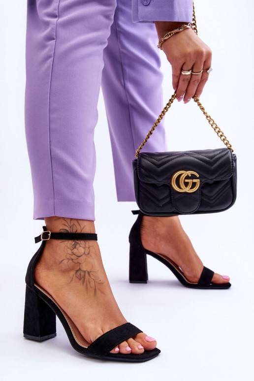 Marmont Gucci Super Mini with neon heels