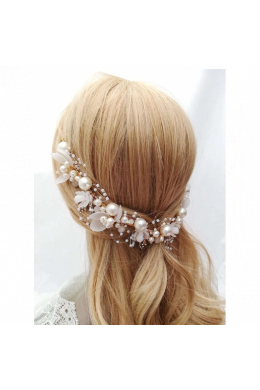 Gorgeous bow for hair  with crystals KOLS05