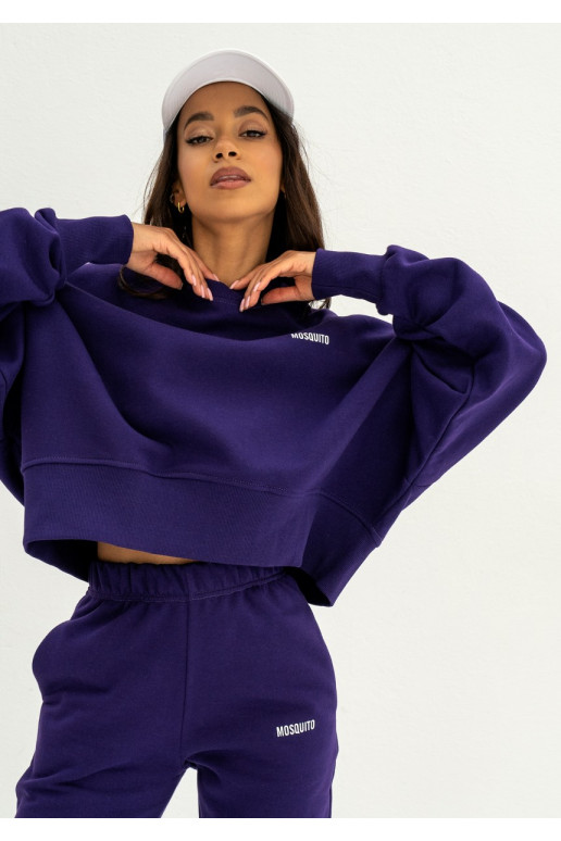 Deep cheap purple sweatshirt