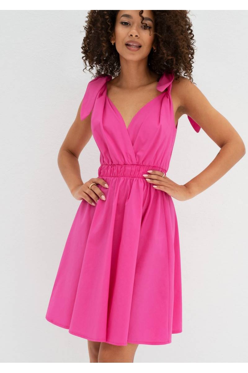 Bright pink summer dress hotsell