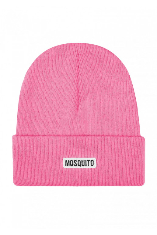 Buff - Pink knitted beanie