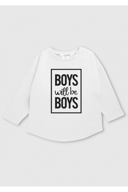 Ecru kids sweatshirt &quot;boys will...&quot;