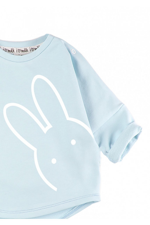 Light blue kids sweatshirt &quot;bunny&quot;