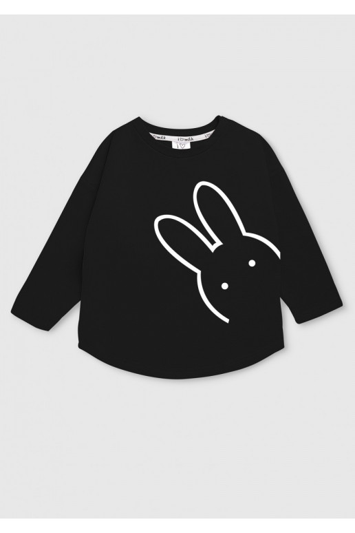 Black kids sweatshirt &quot;bunny&quot;