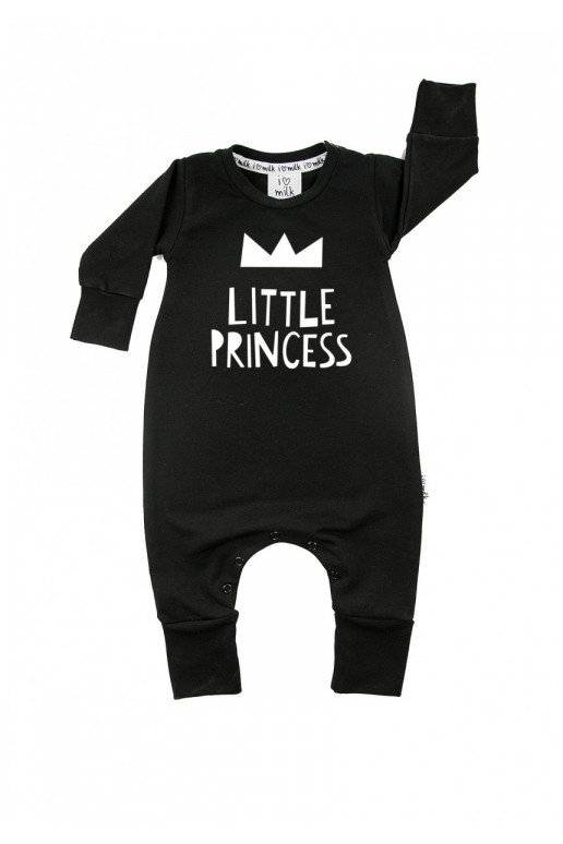 Black sleeves romper &quot;little princess&quot;