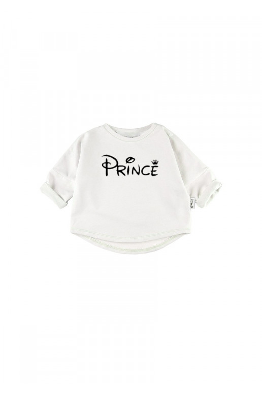 White kids sweatshirt &quot;prince&quot;