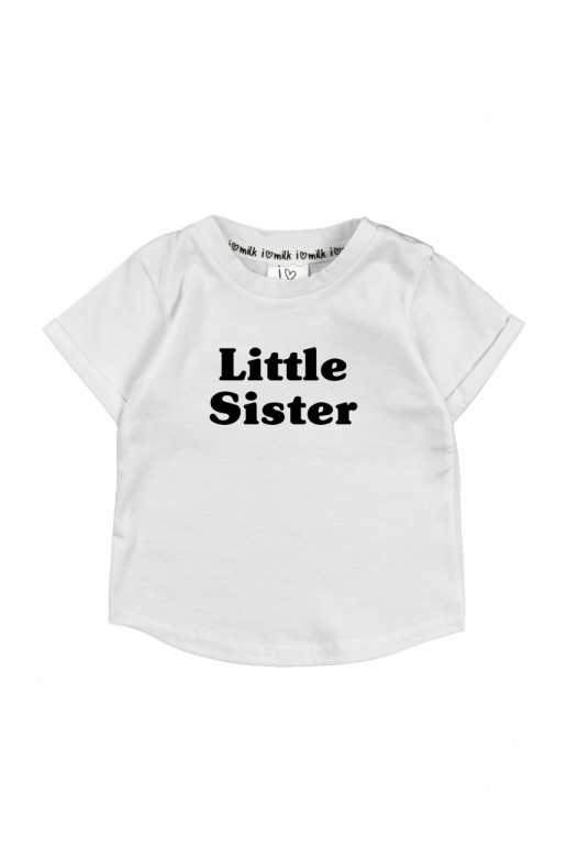 White Kids T-shirt  &quot;little sis&quot;