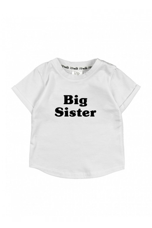 White Kids T-shirt &quot;big sis&quot;