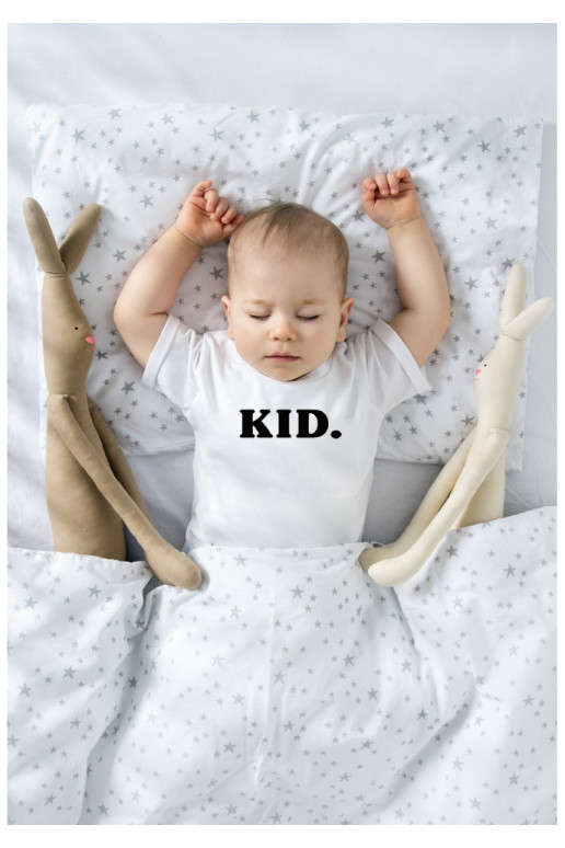 White kids T-shirt  &quot;kid&quot;