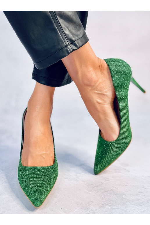 High-heeled shoes MAINERI GREEN