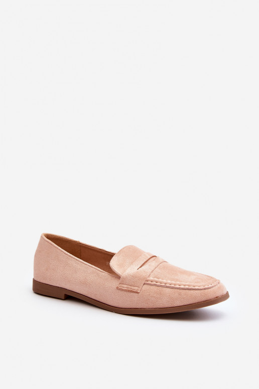 Women's Classic Moccasins Pink Olevin