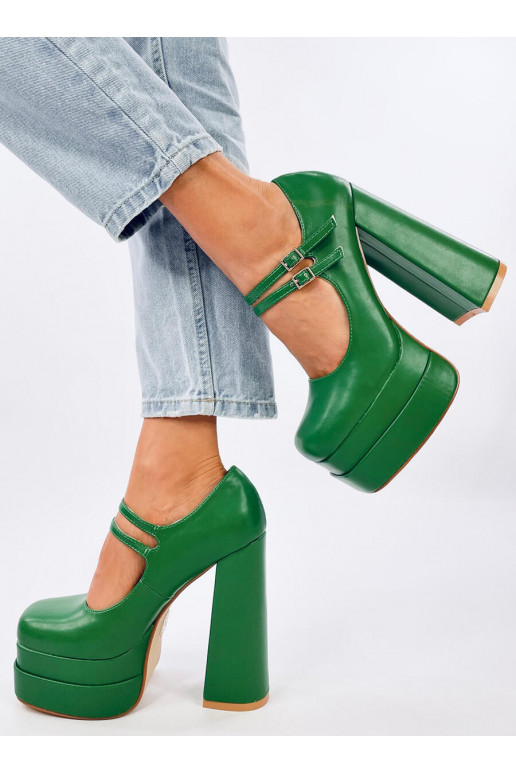 Shoes with platform  LOIT GREEN