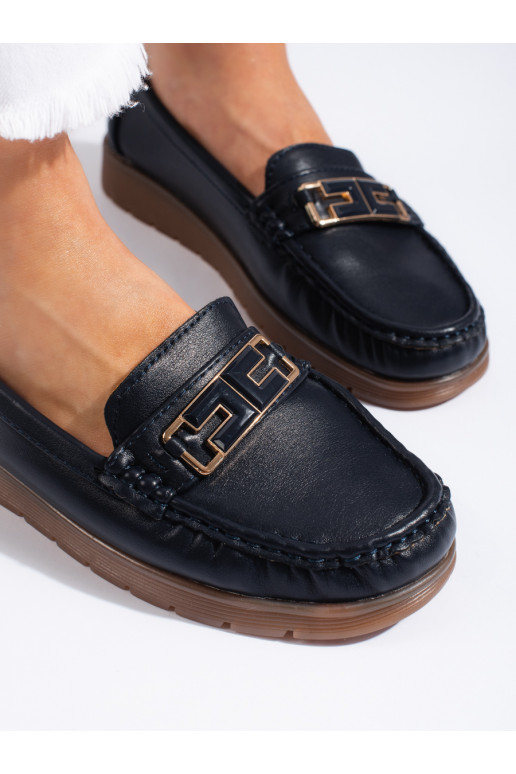 dark blue Women's moccasins