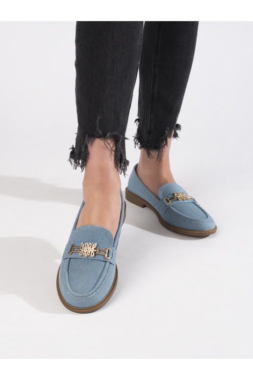 Denim materials  Women's moccasins