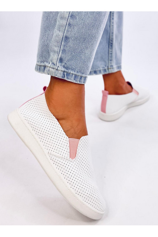 Sneakers slip-on JOUSSE WHITE/PINK