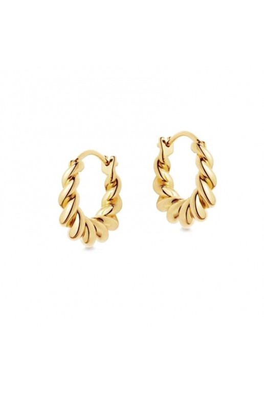 Stainless steel earrings platerowane cover with gold, zapiecie S925 KST3187