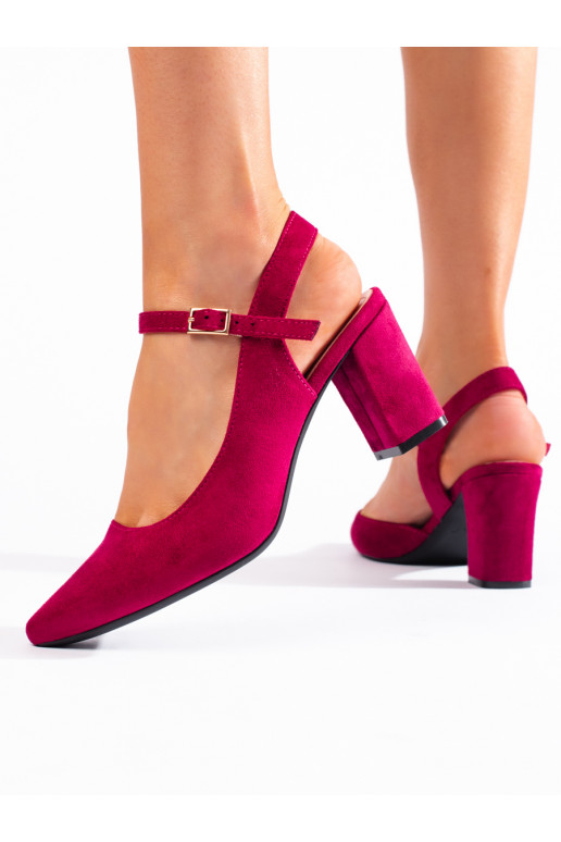 of suede  High heels pink Sergio Leone