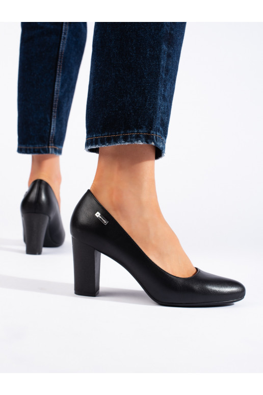 black High heels on the heel Sergio Leone