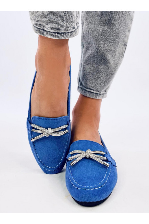 Moccasins of suede MARSOIN BLUE