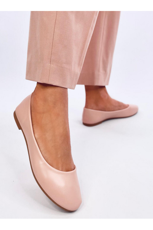 Ballerina shoes with leather insole TOVA BEIGE