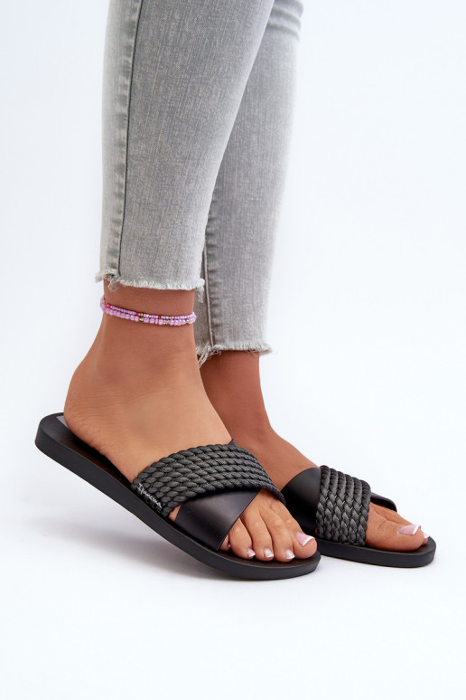 Flat Women's Sandals 83244 Ipanema Street II Fem Black