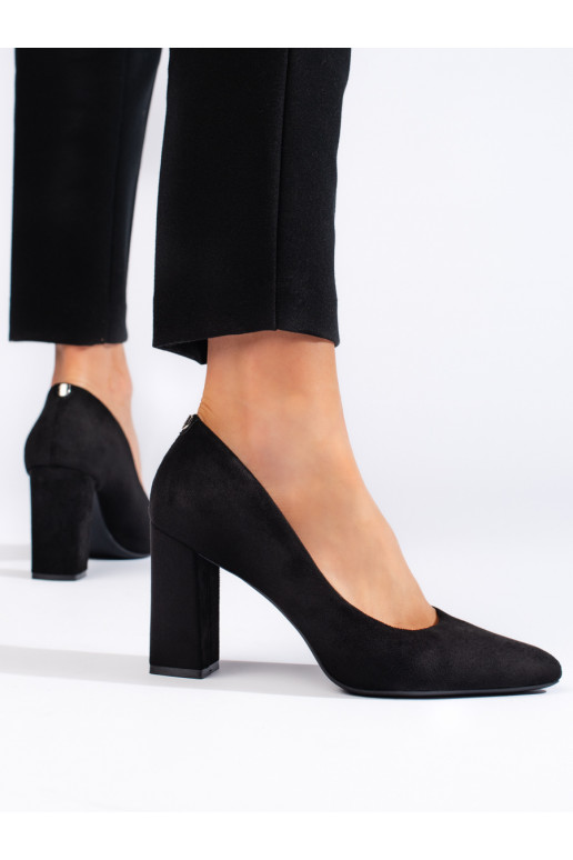 black of suede High heels  Sergio Leone