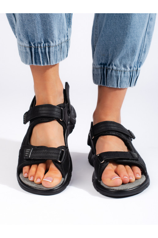 Sporty style  sandals black