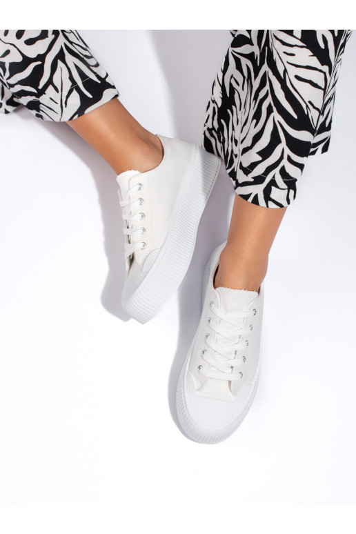   shoes with platform white color