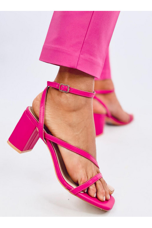 Stylish high-heeled sandals THERESA pink