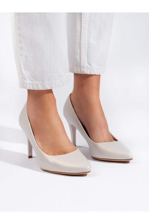 White color High heels  Sergio Leone