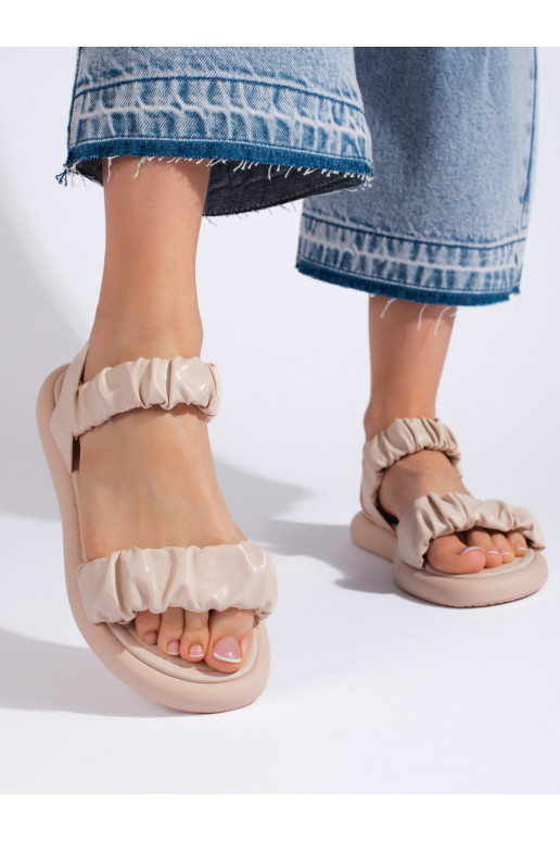 beige   sandals 