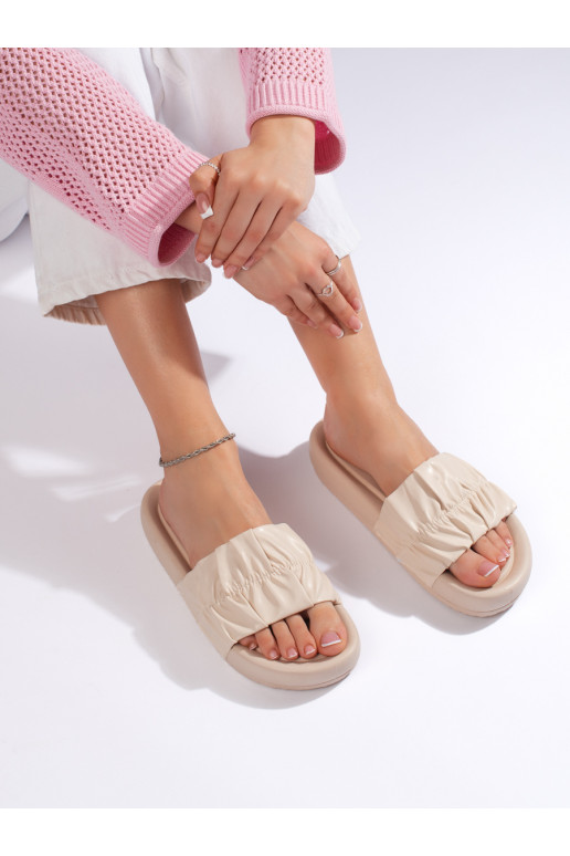 ivory   slippers 