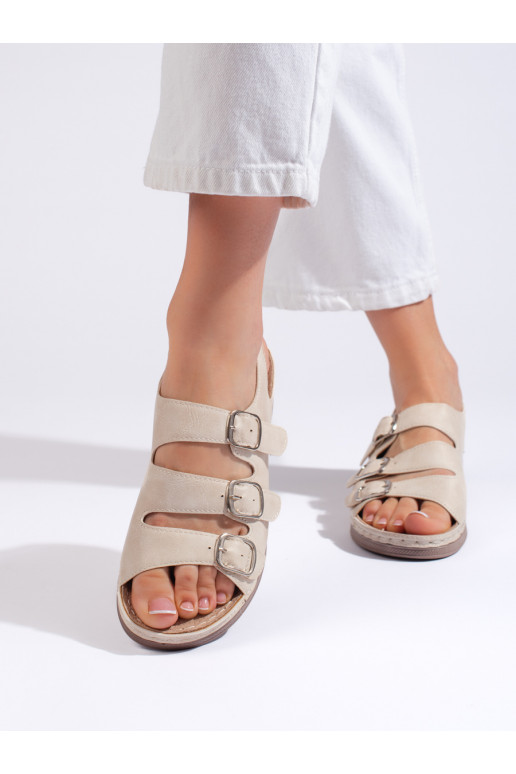   beige sandals 