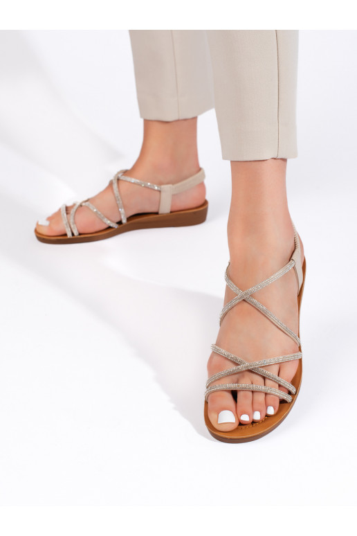 Persistent model beige sandals 