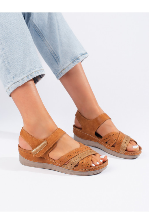   Brown color sandals 