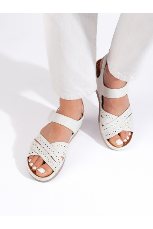   white color sandals 