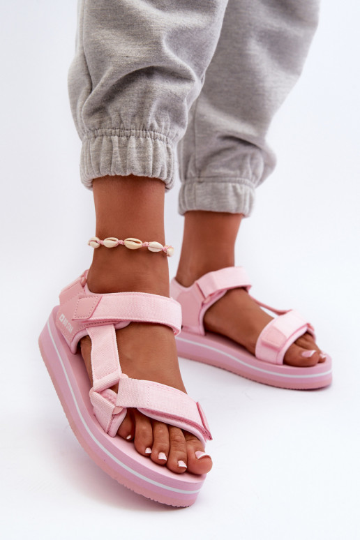 Women's Platform Sandals Big Star NN274A533 Pink