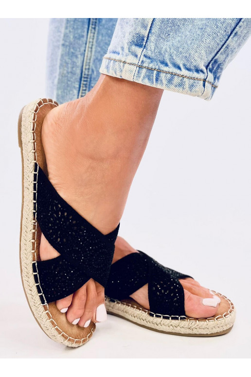 Slippers  espadrilles BAKOU BLACK