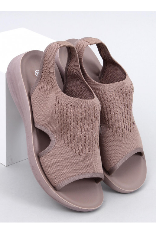 sandals openwork mięciutkie ALDOS khaki colors with a slight flaw