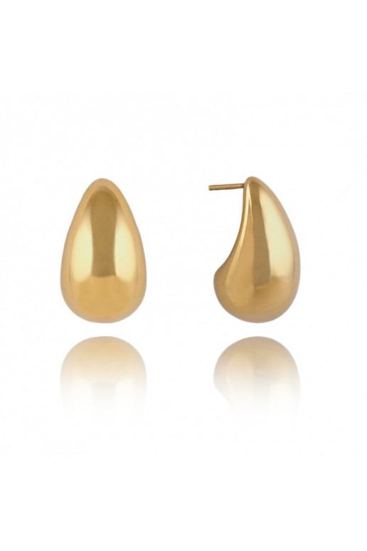 Stainless steel earrings platerowane cover with gold,  KST3268