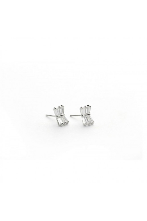 Stainless steel earrings White colorM M KST764