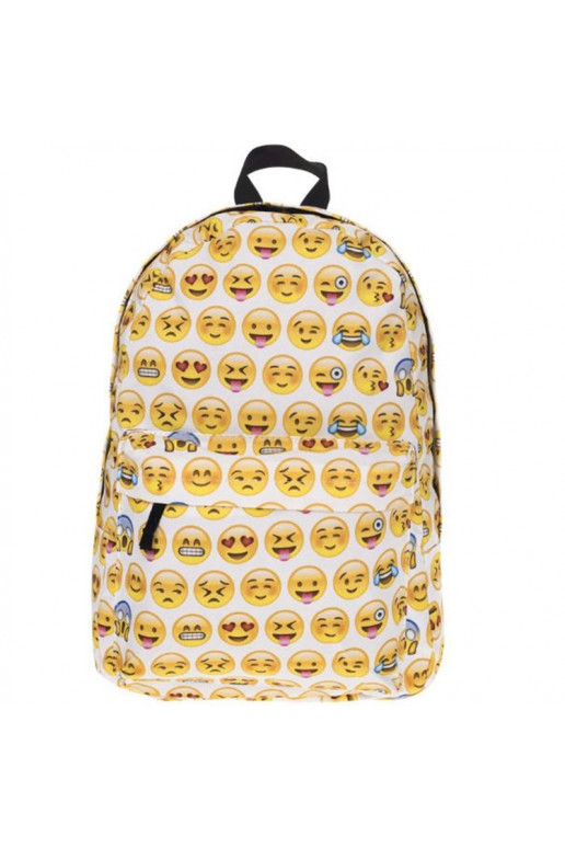 Backpack Emoticon White color PL26